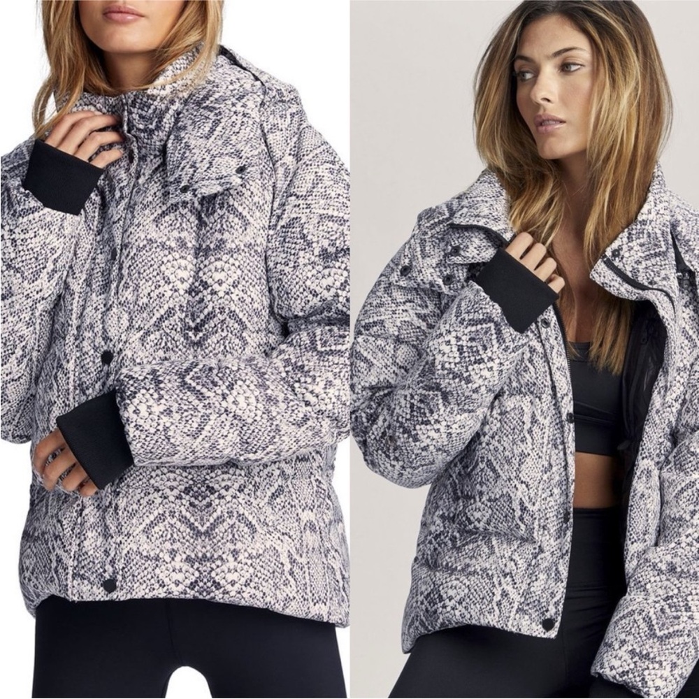 Varley Snakeskin Puffer Jacket